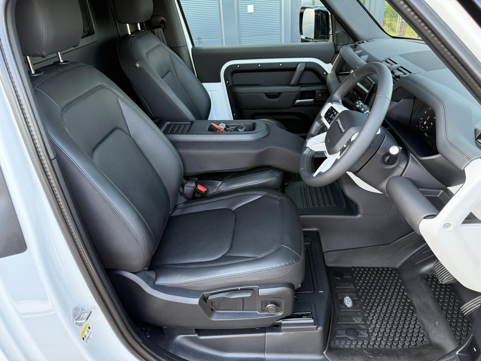 LAND ROVER DEFENDER 90 D250 HARDTOP S 3.0 MHEV IN FUGI WHITE WITH FRONT JUMP SEAT, 22'S, WIDE ARCH 20