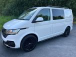 VOLKSWAGEN TRANSPORTER T6.1 TDI STARTLINE SWB WINDOW VAN IN CANDY WHITE - EURO SIX - 3264 - 1