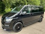 VOLKSWAGEN TRANSPORTER T6.1 150 7 SPEED DSG AUTO 8 SEAT SHUTTLE LWB IN BLACK - EURO SIX - 3302 - 1