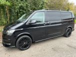 VOLKSWAGEN TRANSPORTER T6.1 TDI 150 6 SPEED HIGHLINE WITH TAILGATE IN BLACK LWB - EURO SIX - 3379 - 1