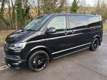 VOLKSWAGEN TRANSPORTER T6 TDI 204 7 SPEED DSG AUTO 9 SEAT SHUTTLE LWB IN BLACK - EURO SIX - BIG SPEC - 3428 - 1