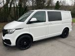 VOLKSWAGEN TRANSPORTER T6.1 TDI BLACK EDITION SWB WINDOW VAN IN CANDY WHITE - EURO SIX - 3386 - 1