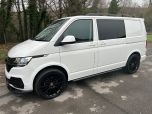 VOLKSWAGEN TRANSPORTER T6.1 TDI BLACK EDITION SWB WINDOW VAN IN CANDY WHITE - EURO SIX - 3411 - 1